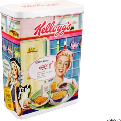 Produktbild von Kellogg's Nostalgie Vorratsdose aus Stahlblech 18x10x24