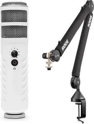 Zdjęcie produktu dla Mikrofon Rode Podcaster z przegubowym wysięgnikiem PSA1+