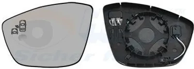 Immagine prodotto di VAN WEZEL Specchio retrovisore esterno sinistro per OPEL Corsa F convesso 0937835