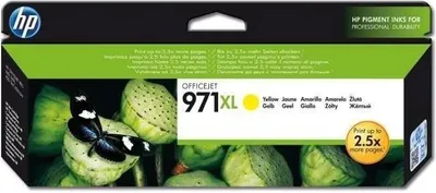 Immagine prodotto di Cartuccia d'inchiostro HP 971XL, giallo, alta capacità, originale CN628AE, per Officejet Pro X451, X476, X551, X576