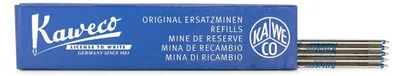 Immagine prodotto di Mine per penna a sfera, 1,0 mm, colore blu - confezione da 5 pezzi
