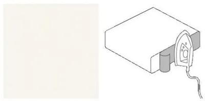 Produktbild von Getalit Kantenumleimer 500 x 4,4 cm uni weiß - 2 Stück