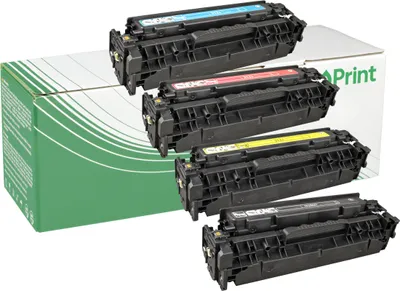 Produktbild von Toner kompatibel zu HP CF380X+CF381A-83A 312X 312A Mehrfarbig Color LaserJet Pro MFP M 476 nw Pro MFP M 476 dw Pro MFP M 476DN