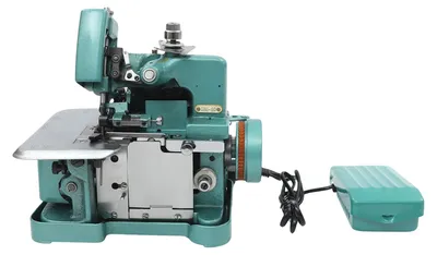 Zdjęcie produktu dla Maszyna do owerlokowania, moc 150W, do 3000 ściegów na minutę, regulowana szerokość owerloka 2,5–3,5 mm, kompaktowa konstrukcja, zasilanie prądem zmiennym