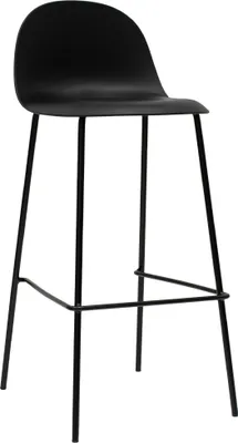 Produktbild von Kick Collection Garten-Barhocker Ciro - Schwarz - Kunststoff - Erhältlich in vielen Farben