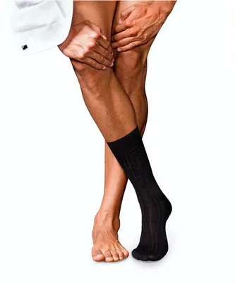 Produktbild von FALKE No. 13 Finest Piuma Baumwolle Socken Herren black 47-48