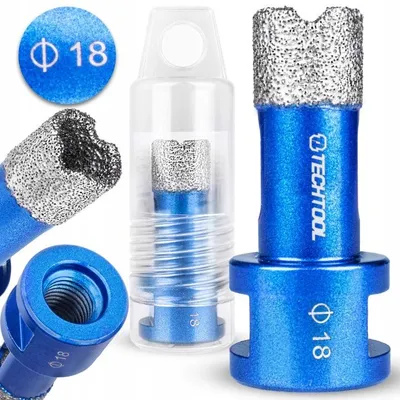 Produktbild von TECHTOOL Diamantbohrkrone TTHS18, 18 mm, M14, für Beton und Fliesen
