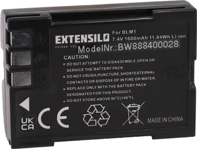 Produktbild von EXTENSILO Akku kompatibel mit Olympus E-30, E-300, E-330, E-510, E-1, E-3, E-500, E-520 Kamera (1600 mAh, 7,4 V, Li-Ion)
