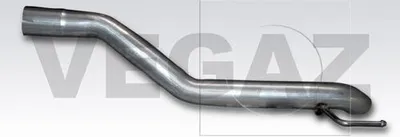 Produktbild von VEGAZ Abgasrohr Auspuffrohr für OPEL Astra J Sports Tourer (P10) Hinten OR-374