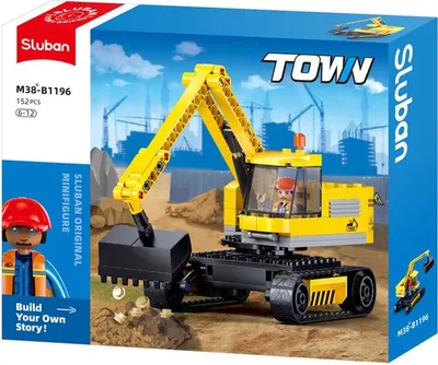 Produktbild von Sluban Town kleiner Bagger M38-B1196