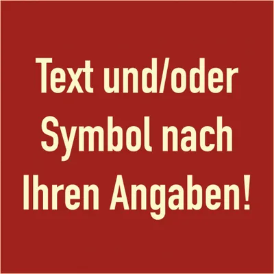 Produktbild von Dreifke® Aufkleber, Brandschutzzeichen - Text nach Ihren Angaben, Folie, nach...