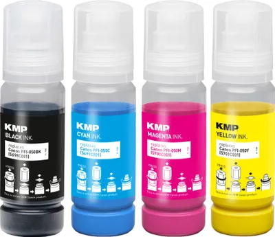 Produktbild von KMP Patrone Canon PFI050 MultiPack B/C/M/Y kompatibel
