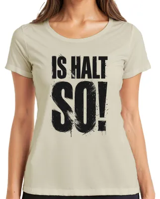Productafbeelding van Is het zo! Grappige spreuk, cadeau, statement, sarcasme, ironie, wit dames T-shirt, natuur, 3XL