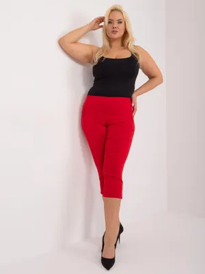 Zdjęcie produktu dla Spodnie damskie New Fashion Agimadus czerwone 44