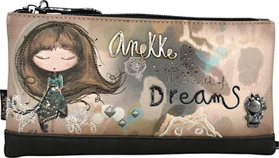 Image de Accessoires Anekke pour femmes, portefeuille, accessoires, marron, style décontracté