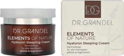 Zdjęcie produktu dla Dla wszystkich rodzajów skóry Dr. Grandel Elements of Nature Hyaluron Sleeping Cream