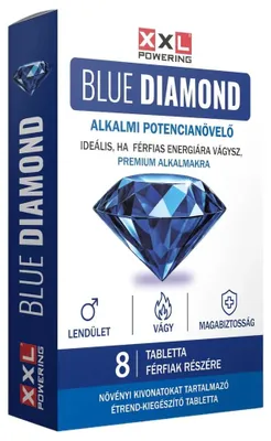 Productafbeelding van Blue Diamond van XXL Powering - voedingssupplement in tabletvorm (8 stuks)