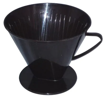 Kaffeefilterhalter Nr. 2, Kunststoff, braun, ca. 14,5 x 10 cm