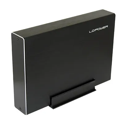 Produktbild von LC-Power LC-35U3-Becrux-C1, HDD-Gehäuse, 3.5", SATA, Serial ATA II, Serial ATA III, USB Anschluss, Schwarz