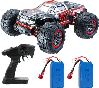 Produktbild von Xlf F17p 2,4 g Fernbedienung 80 km / h Allrad-Offroad-Fahrzeug 1:14 Bigfoot Brushless Highspeed Car Rc Modell Dual-Batterie