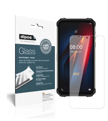 Produktbild von 2x Schutzfolie für Ulefone Armor 8 - Anti-Shock 9H Folie dipos Glass Kunststoffglas
