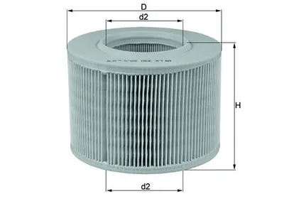 Image de MAHLE Filtre à air pour 19 I RENAULT 21 II Megane 10 Laguna