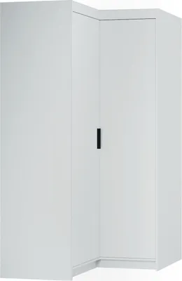 Produktbild von Masseno Drehtürenschrank ELENORA 97,8 cm Kleiderschrank Schlafzimmer Schrank 2-türig Weiß