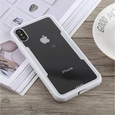 Produktbild von Handy Tasche für iPhone XS Max Cover Case Panzer Schutz Hülle Bumper Weiß