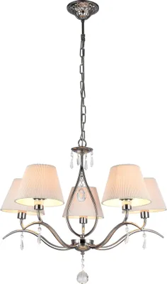 Produktbild von Maytoni Talia Kronleuchter MOD334-PL-05-N 5xE14, Nickel, aus Metall, exkl. Leuchtmittel
