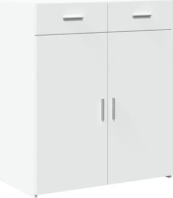 Zdjęcie produktu dla vidaXL Kredens biały 80x42,5x93 cm Materiał drewnopochodny