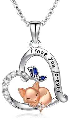 Image de Collier pour femmes en argent sterling 925 avec pendentif en forme de flamant rose