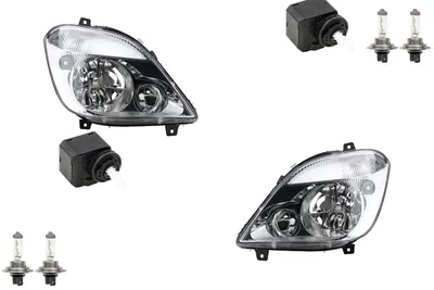 Produktbild von Johns, Scheinwerfer passend für Mercedes Sprinter 906 zu mit H7 L R 06- inkl Stellmotor 9068200161 A9068200161 9068200261 A9068200261 8292001 1K694129