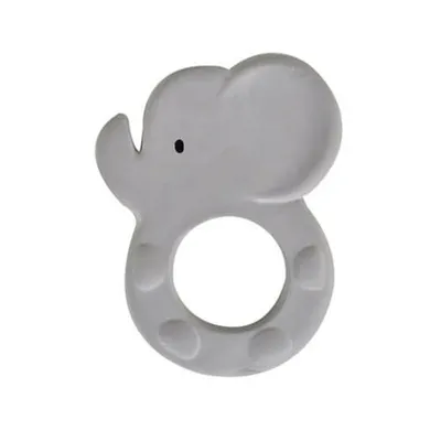 Image de Tikiri Anneau de dentition Éléphant Caoutchouc naturel Jouets pour bébé
