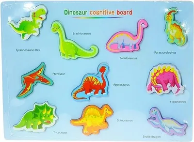 Zdjęcie produktu dla Układanka puzzle drewniane dinozaury