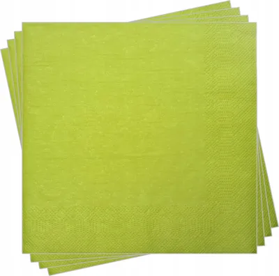 Image de serviettes 3 plis 20 pièces, vert citron