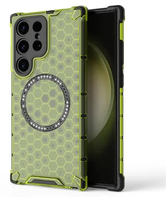 Zdjęcie produktu dla Techsuit MagSafe Etui na Samsung Galaxy S25 Ultra - limonkowo-zielone