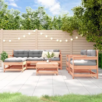 Produktbild von Design Möbel 7-tlg. Garten-Lounge-Set Massivholz Douglasie - 2024 Neu
