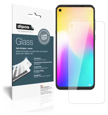Produktbild von 2x Schutzfolie für Hisense Infinity U30 - Anti-Shock 9H Folie dipos Glass