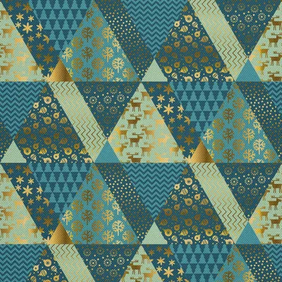 Obrázek produktu pro OUTDOOR DEKOSTOFFE OXFORD - Geometrický vánoční motiv