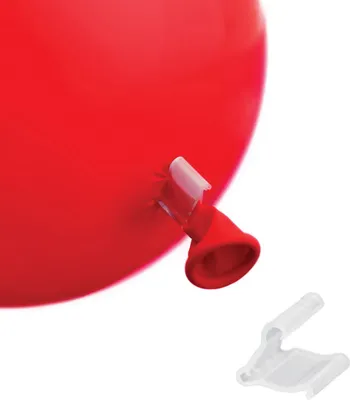 Productafbeelding van Ballonafsluitingen, ballonaccessoires, 50 stuks, transparant - universele maat