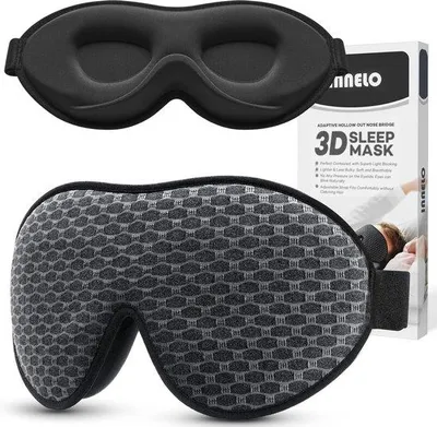 Produktbild von Famanu Schlafmaske 3D - Zart, komfortabel, 100% lichtundurchlässig