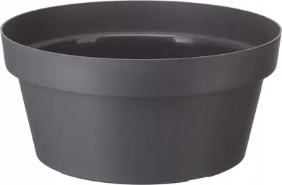 Zdjęcie produktu dla Doniczka Misa Okrągła Melrose 25Cm Antracyt Galicja