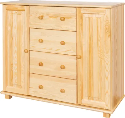 Produktbild von Kommode Massivholz 042 - Abmessung 100 x 118 x 47 cm (H x B x T)