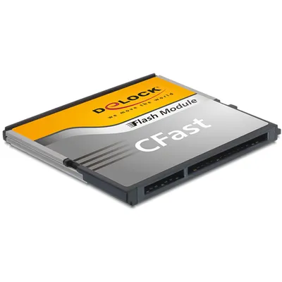Produktbild von DeLOCK 128GB CFast 2.0, 128 GB, MLC, 310 MB/s, 150 MB/s