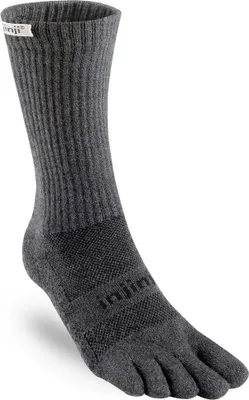 Produktbild von Injinji Trail Midweight Crew Coolmax (Polyesterfasern) Socken Grau EU 47 1/2 Grau EU 47 1/2