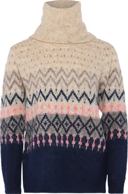 Image de Pull pour femme Jalene - bleu marine multicolore, XS/S
