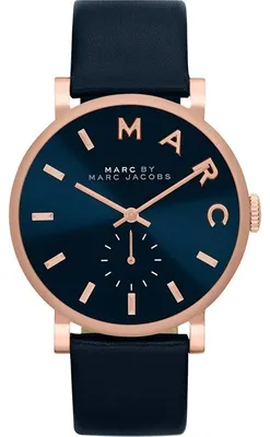 Immagine prodotto di Orologio da polso da donna Marc Jacobs Baker MBM1329, color oro rosa / blu scuro