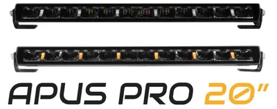 Produktbild von SKYLED APUS PRO 20" LED Fernscheinwerfer 515mm | Homologation ECE R112 & R7 | Standlicht Weiß & Orange | 11400lm Offroad-Option | Ultra Slim 40,5mm | E-Prüfzeichen Lichtbalken LKW PKW