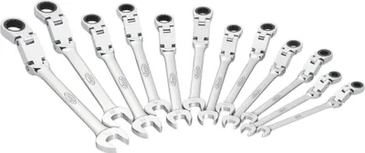 Produktbild von Vigor Ratschen-Ring-Maulschlüssel-Satz 12-teilig