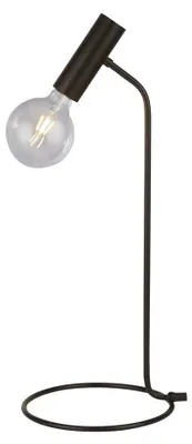 Immagine prodotto di Lampada Da Scrivania Industrial-Nordico Dulwich Acciaio Nero 1 Luce E27